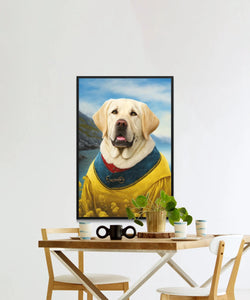 Classical Canadian Cutie Yellow Labrador Wall Art Poster-Art-Dog Art, Dog Dad Gifts, Dog Mom Gifts, Home Decor, Labrador, Poster-4