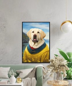 Classical Canadian Cutie Yellow Labrador Wall Art Poster-Art-Dog Art, Dog Dad Gifts, Dog Mom Gifts, Home Decor, Labrador, Poster-5