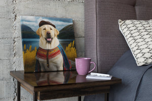 New World Nobility Yellow Labrador Wall Art Poster-Art-Dog Art, Home Decor, Labrador, Poster-5