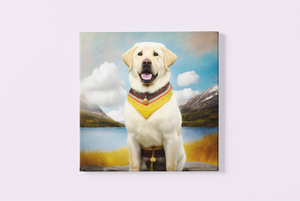 Newfoundland Sunshine Yellow Labrador Wall Art Poster-Art-Dog Art, Home Decor, Labrador, Poster-4