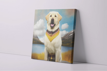 Load image into Gallery viewer, Newfoundland Sunshine Yellow Labrador Wall Art Poster-Art-Dog Art, Home Decor, Labrador, Poster-3