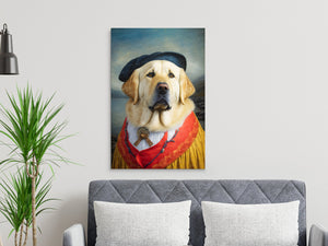 Regal Radiance Yellow Labrador Wall Art Poster-Art-Dog Art, Dog Dad Gifts, Dog Mom Gifts, Home Decor, Labrador, Poster-7