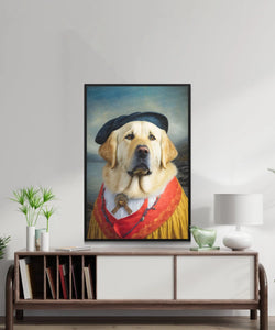 Regal Radiance Yellow Labrador Wall Art Poster-Art-Dog Art, Dog Dad Gifts, Dog Mom Gifts, Home Decor, Labrador, Poster-8