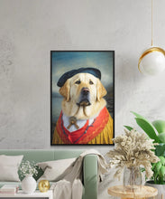 Load image into Gallery viewer, Regal Radiance Yellow Labrador Wall Art Poster-Art-Dog Art, Dog Dad Gifts, Dog Mom Gifts, Home Decor, Labrador, Poster-5