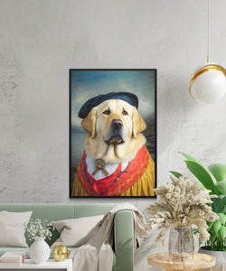 Regal Radiance Yellow Labrador Wall Art Poster-Art-Dog Art, Dog Dad Gifts, Dog Mom Gifts, Home Decor, Labrador, Poster-5
