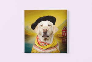 Renaissance Canine Yellow Labrador Wall Art Poster-Art-Dog Art, Home Decor, Labrador, Poster-4