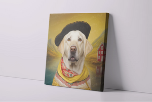 Renaissance Canine Yellow Labrador Wall Art Poster-Art-Dog Art, Home Decor, Labrador, Poster-3