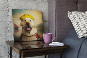 Scottish Immigrant Yellow Labrador Wall Art Poster-Art-Dog Art, Home Decor, Labrador, Poster-5