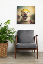 Load image into Gallery viewer, Scottish Immigrant Yellow Labrador Wall Art Poster-Art-Dog Art, Home Decor, Labrador, Poster-8