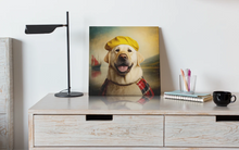 Load image into Gallery viewer, Scottish Immigrant Yellow Labrador Wall Art Poster-Art-Dog Art, Home Decor, Labrador, Poster-6