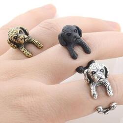 Image of Lhasa Apso rings for Lhasa Apso dog gift lovers
