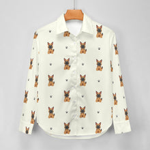 Load image into Gallery viewer, Loyal German Shepherd Pup Women's Shirt