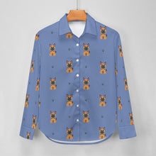 Load image into Gallery viewer, Loyal German Shepherd Pup Women's Shirt