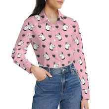 Load image into Gallery viewer, Majestic Dogo Argentino with Hearts Women's Shirt