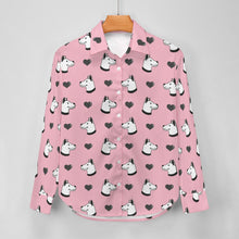 Load image into Gallery viewer, Majestic Dogo Argentino with Hearts Women's Shirt