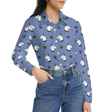 Load image into Gallery viewer, Majestic Dogo Argentino with Hearts Women's Shirt