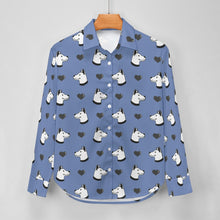 Load image into Gallery viewer, Majestic Dogo Argentino with Hearts Women's Shirt