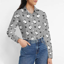 Load image into Gallery viewer, Majestic Dogo Argentino with Hearts Women's Shirt