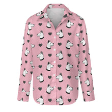 Load image into Gallery viewer, Majestic Dogo Argentino with Hearts Women's Shirt