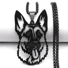 Load image into Gallery viewer, Majestic German Shepherd Pendant Necklace – Stainless Steel Dog Gift-Accessories-Accessories,Dog Memorial Gifts,Dog Mom Gifts,German Shepherd,Jewellery,Necklace,Pendant-2