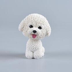 Image of a Maltese bobblehead for Maltese dog gift lovers
