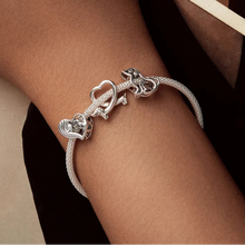 Load image into Gallery viewer, My Dachshund My Heart Sterling Silver Charm Bead