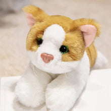 Load image into Gallery viewer, Orange Tabby and White Cat Stuffed Animal - Adorable Belly Flop Cat-5
