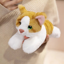 Load image into Gallery viewer, Orange Tabby and White Cat Stuffed Animal - Adorable Belly Flop Cat-18
