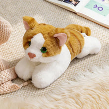 Load image into Gallery viewer, Orange Tabby and White Cat Stuffed Animal - Adorable Belly Flop Cat-Stuffed Animals-Cat Memorial Gifts,Cats,Orange and White Cat,Stuffed Animal,Tabby Cat-11