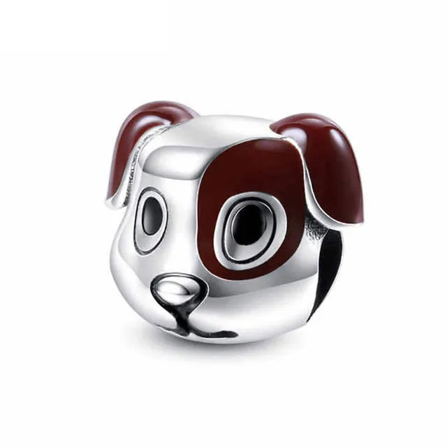 Jack Russell Terrier Love Charm Bead-Dog Themed Jewellery-Charm Beads, Jack Russell Terrier, Jewellery-Metal-2