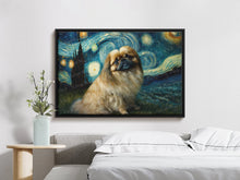 Load image into Gallery viewer, Cosmic Cutie Pekingese Wall Art Poster-Art-Dog Art, Dog Dad Gifts, Dog Mom Gifts, Home Decor, Pekingese, Poster-5