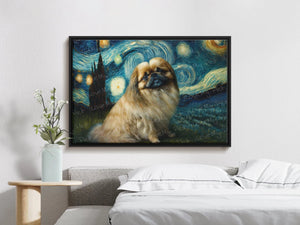 Cosmic Cutie Pekingese Wall Art Poster-Art-Dog Art, Dog Dad Gifts, Dog Mom Gifts, Home Decor, Pekingese, Poster-5