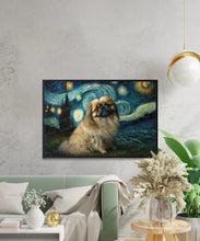 Load image into Gallery viewer, Cosmic Cutie Pekingese Wall Art Poster-Art-Dog Art, Dog Dad Gifts, Dog Mom Gifts, Home Decor, Pekingese, Poster-6