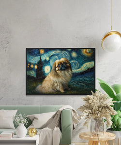 Cosmic Cutie Pekingese Wall Art Poster-Art-Dog Art, Dog Dad Gifts, Dog Mom Gifts, Home Decor, Pekingese, Poster-6