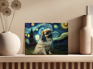 Magical Milky Way Pekingese Wall Art Poster-Art-Dog Art, Dog Dad Gifts, Dog Mom Gifts, Home Decor, Pekingese, Poster-4