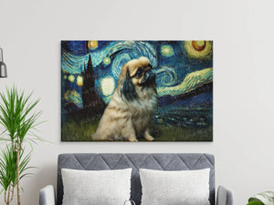 Magical Milky Way Pekingese Wall Art Poster-Art-Dog Art, Dog Dad Gifts, Dog Mom Gifts, Home Decor, Pekingese, Poster-7