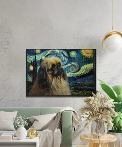 Starry Night Dreamer Pekingese Wall Art Poster-Art-Dog Art, Dog Dad Gifts, Dog Mom Gifts, Home Decor, Pekingese, Poster-6