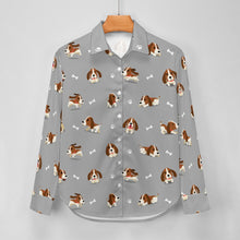 Load image into Gallery viewer, Playful Basset Hound Love Women's Shirt