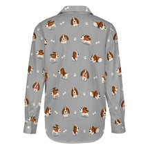 Load image into Gallery viewer, Playful Basset Hound Love Women's Shirt