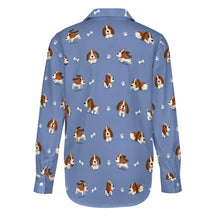 Load image into Gallery viewer, Playful Basset Hound Love Women's Shirt