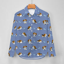 Load image into Gallery viewer, Playful Beagle Love Women's Shirt