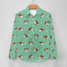 Load image into Gallery viewer, Playful Beagle Love Women's Shirt