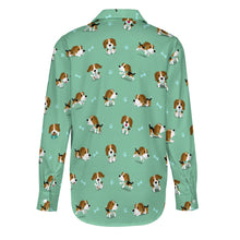 Load image into Gallery viewer, Playful Beagle Love Women's Shirt