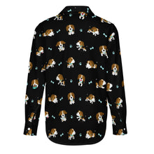 Load image into Gallery viewer, Playful Beagle Love Women's Shirt