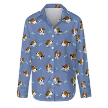Load image into Gallery viewer, Playful Beagle Love Women's Shirt