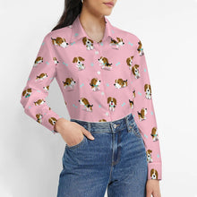 Load image into Gallery viewer, Playful Beagle Love Women's Shirt