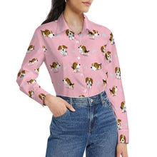 Load image into Gallery viewer, Playful Beagle Love Women's Shirt