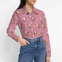 Load image into Gallery viewer, Playful English Bulldog Adventures Women's Shirt