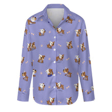 Load image into Gallery viewer, Playful English Bulldog Adventures Women's Shirt
