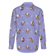 Load image into Gallery viewer, Playful English Bulldog Adventures Women's Shirt